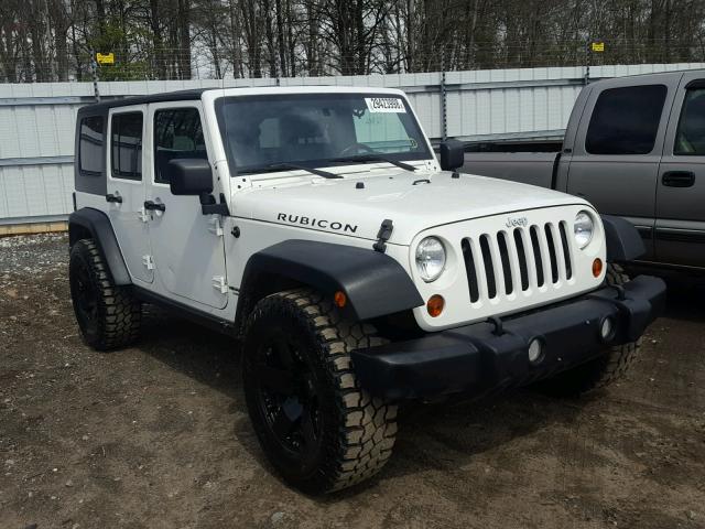 1J4HA6H15AL103506 - 2010 JEEP WRANGLER U WHITE photo 1