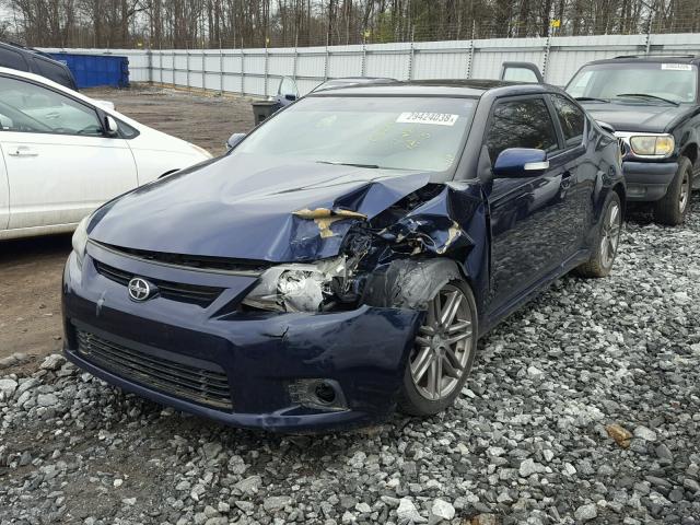 JTKJF5C70B3002186 - 2011 TOYOTA SCION TC 蓝色 照片 2