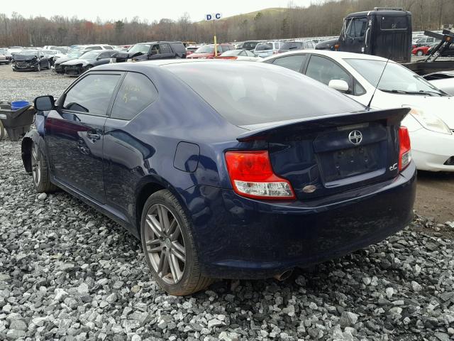 JTKJF5C70B3002186 - 2011 TOYOTA SCION TC 蓝色 照片 3