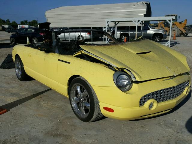 1FAHP60A72Y128675 - 2002 FORD THUNDERBIR YELLOW photo 1