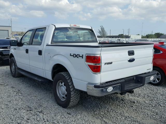 1FTFW1EF6BFA56701 - 2011 FORD F150 SUPER WHITE photo 3