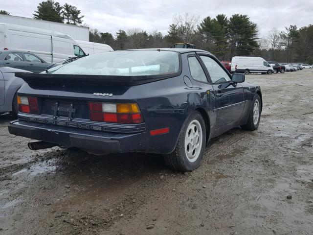 WP0AB0948HN471722 - 1987 PORSCHE 944 BLUE photo 4