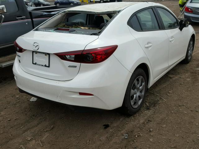 JM1BM1T71E1157419 - 2014 MAZDA 3 SV WHITE photo 4