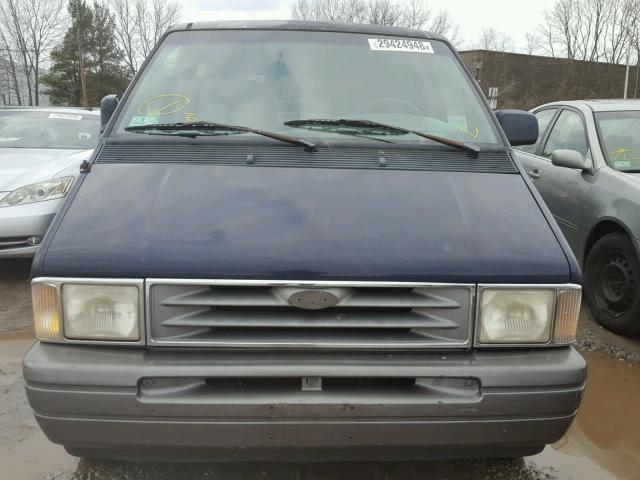 1FMDA11UXVZB97439 - 1997 FORD AEROSTAR BLUE photo 9