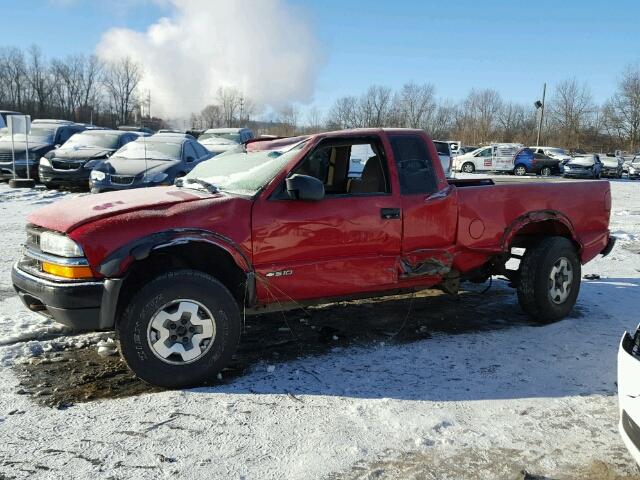 1GCCT19W9Y8283951 - 2000 CHEVROLET S TRUCK S1 RED photo 10