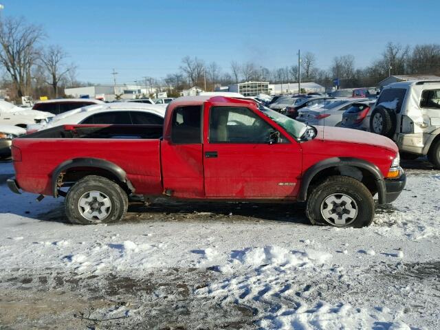 1GCCT19W9Y8283951 - 2000 CHEVROLET S TRUCK S1 RED photo 9