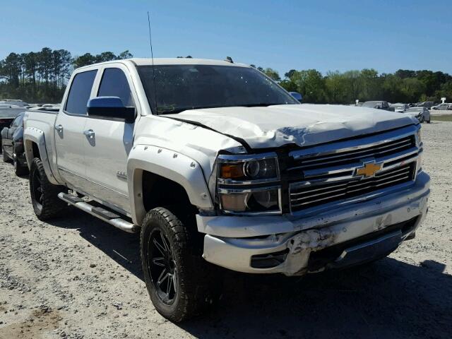 3GCUKTEC8EG543891 - 2014 CHEVROLET SILVERADO WHITE photo 1