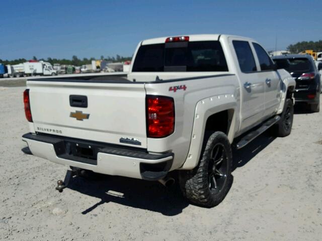 3GCUKTEC8EG543891 - 2014 CHEVROLET SILVERADO WHITE photo 4