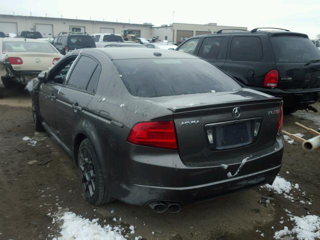 19UUA76598A041440 - 2008 ACURA TL TYPE S GRAY photo 3