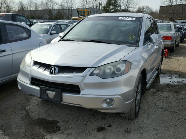 5J8TB18507A012281 - 2007 ACURA RDX TECHNO SILVER photo 2