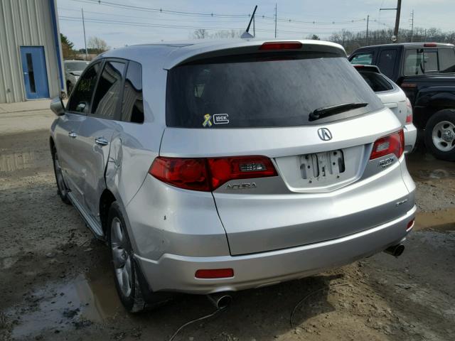 5J8TB18507A012281 - 2007 ACURA RDX TECHNO SILVER photo 3