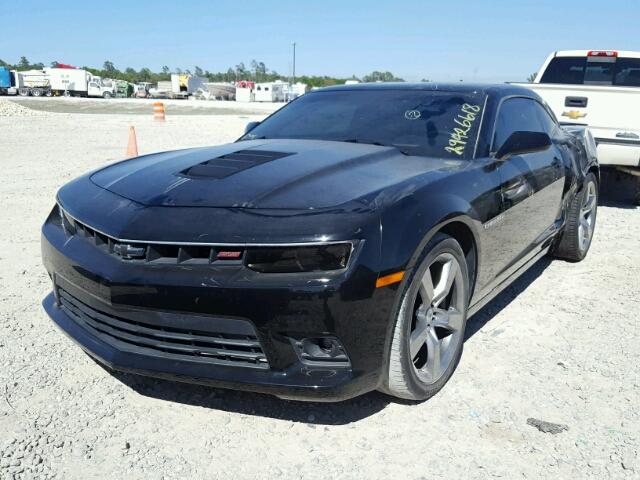 2G1FK1EJ0E9275238 - 2014 CHEVROLET CAMARO 2SS BLACK photo 2