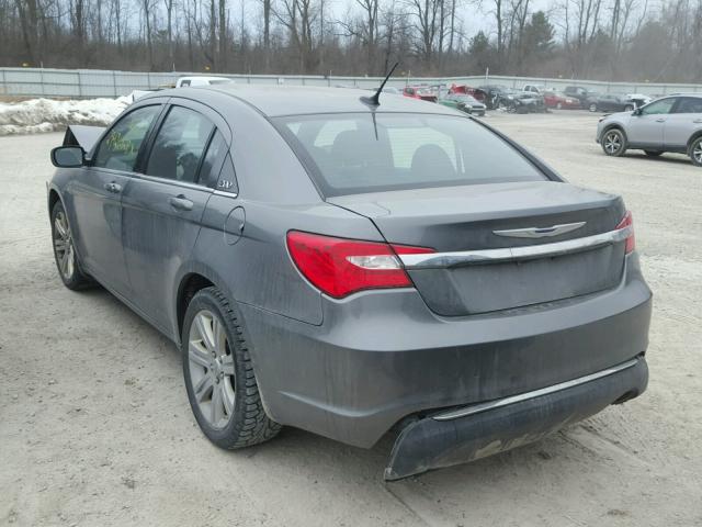 1C3CCBBB5CN205968 - 2012 CHRYSLER 200 TOURIN GRAY photo 3