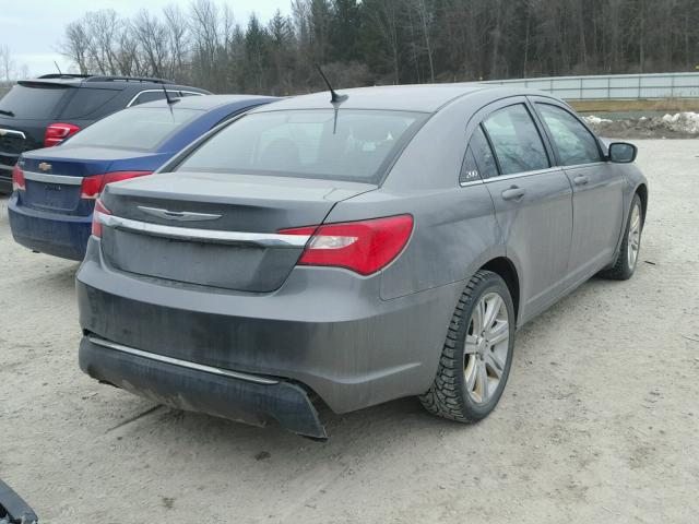 1C3CCBBB5CN205968 - 2012 CHRYSLER 200 TOURIN GRAY photo 4