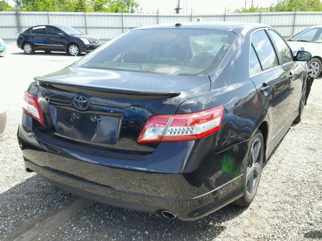 4T1BF3EKXBU701977 - 2011 TOYOTA CAMRY BASE BLACK photo 4