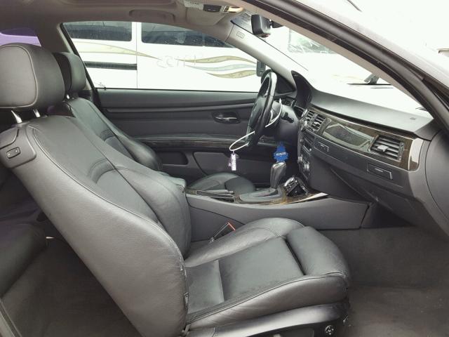 WBAWB73519P045132 - 2009 BMW 3 SERIES BLACK photo 5