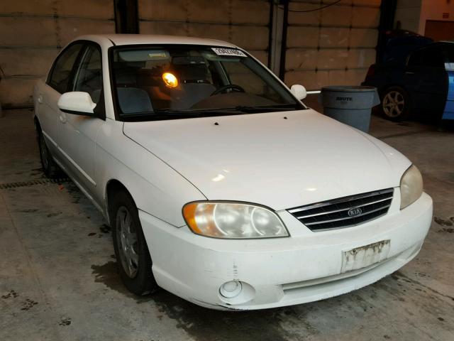 KNAFB121535259779 - 2003 KIA SPECTRA BA WHITE photo 1