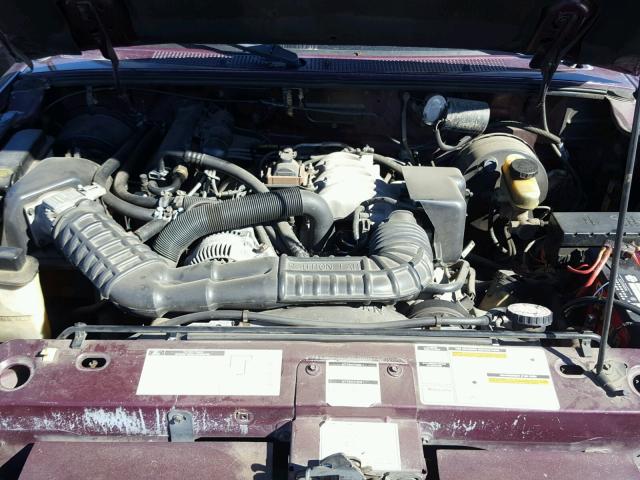 1FTCR10U0PPA05941 - 1993 FORD RANGER BURGUNDY photo 7