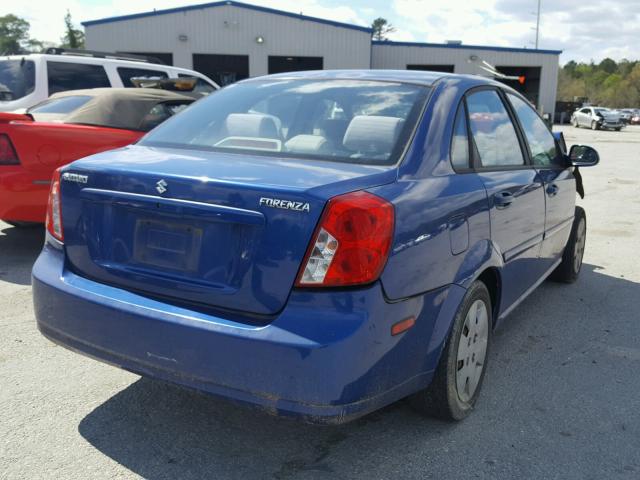 KL5JD56Z58K950968 - 2008 SUZUKI FORENZA BA BLUE photo 4