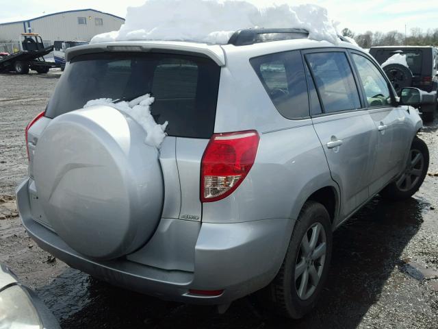 JTMBD31V575077744 - 2007 TOYOTA RAV4 LIMIT SILVER photo 4