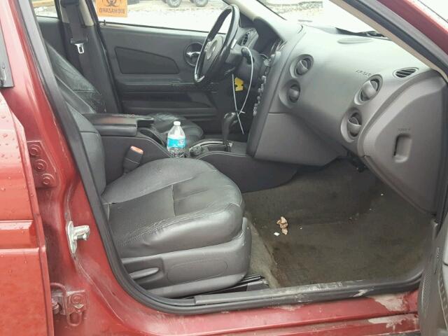 2G2WR524041160116 - 2004 PONTIAC GRAND PRIX MAROON photo 5