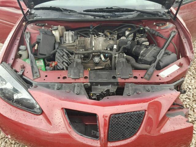 2G2WR524041160116 - 2004 PONTIAC GRAND PRIX MAROON photo 7