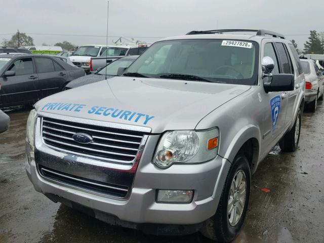 1FMEU73E18UA57463 - 2008 FORD EXPLORER X SILVER photo 2