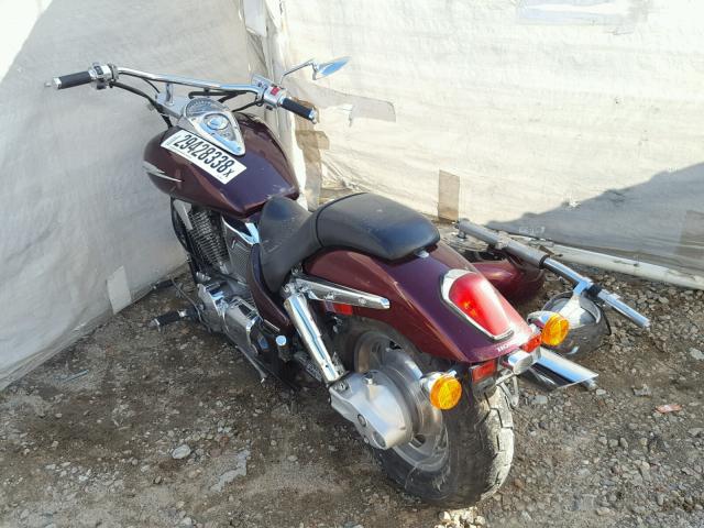 1HFSC55007A304347 - 2007 HONDA VTX1300 C MAROON photo 3