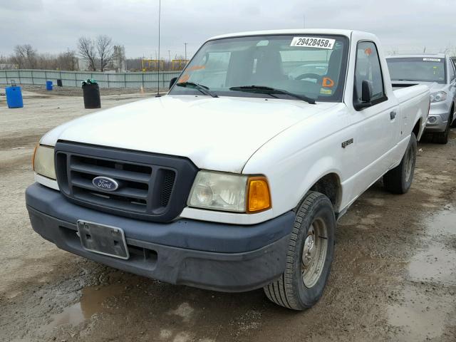 1FTYR10D15PA87889 - 2005 FORD RANGER WHITE photo 2