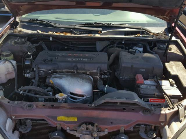 4T1BE32K22U001622 - 2002 TOYOTA CAMRY LE RED photo 7