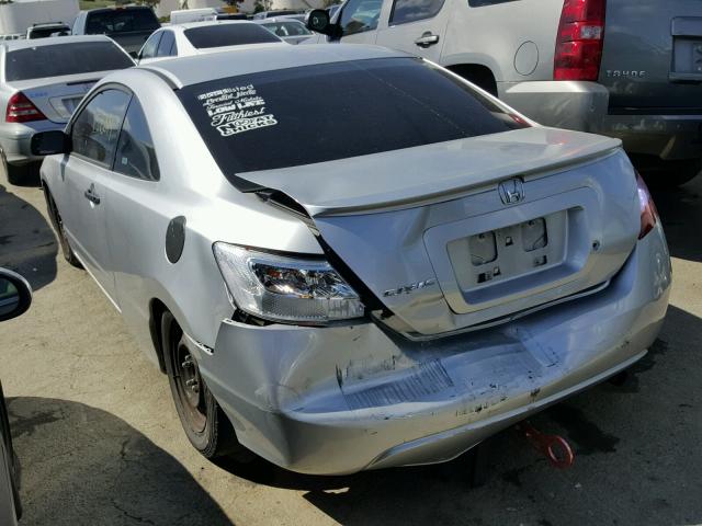 2HGFG11236H577803 - 2006 HONDA CIVIC DX SILVER photo 3