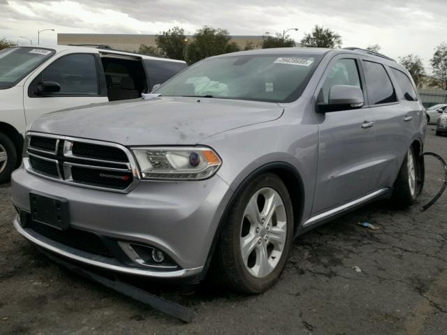 1C4RDJDGXEC332400 - 2014 DODGE DURANGO LI GRAY photo 2