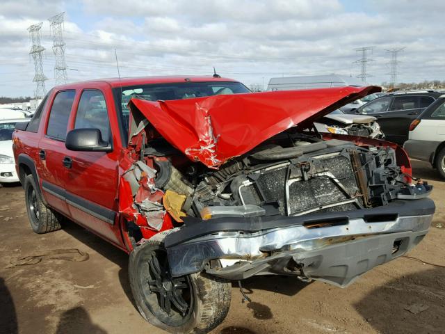 3GNEK12T84G200520 - 2004 CHEVROLET AVALANCHE RED photo 1