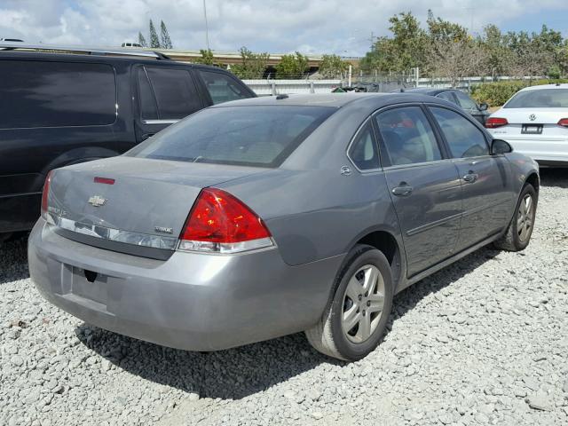 2G1WB58K579354984 - 2007 CHEVROLET IMPALA LS GRAY photo 4