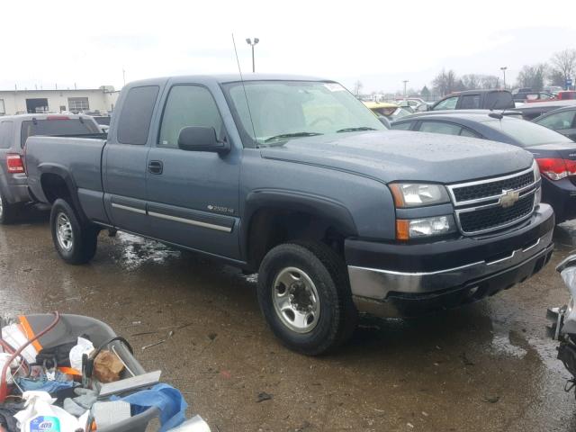 1GCHC29U27E176072 - 2007 CHEVROLET SILVERADO BLUE photo 1