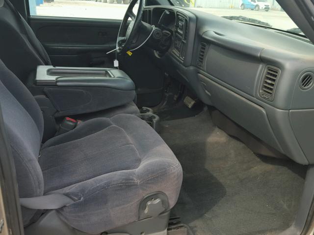 2GCEC19W111321044 - 2001 CHEVROLET SILVERADO TAN photo 5