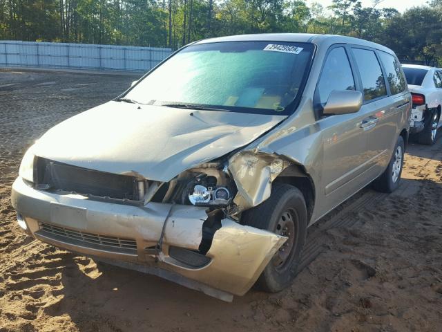 KNDMB233566020361 - 2006 KIA SEDONA EX GOLD photo 2