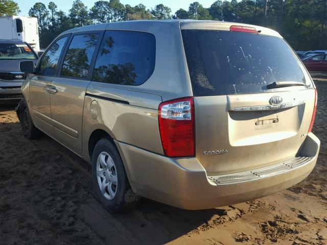 KNDMB233566020361 - 2006 KIA SEDONA EX GOLD photo 3