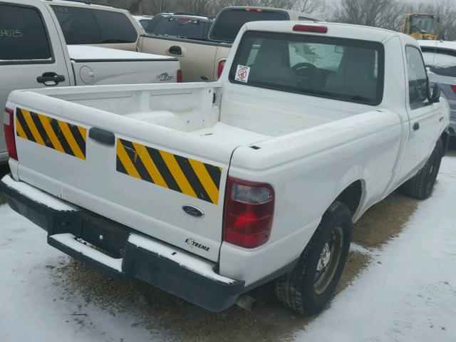 1FTYR10D74PB31201 - 2004 FORD RANGER WHITE photo 4