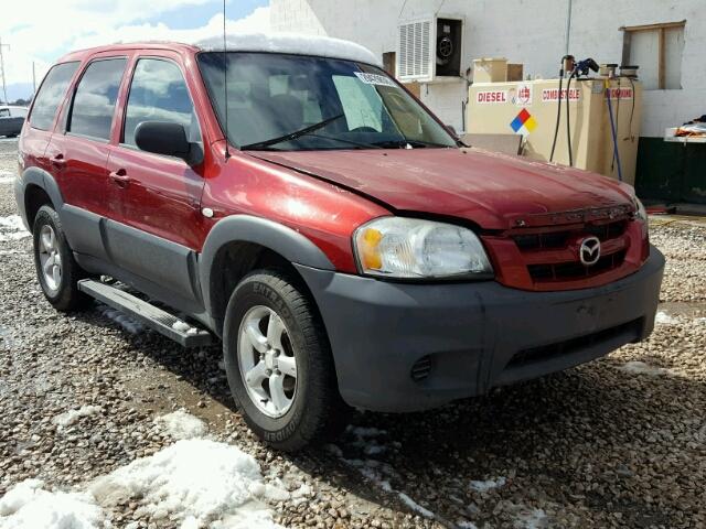 4F2YZ02Z26KM14687 - 2006 MAZDA TRIBUTE I RED photo 1