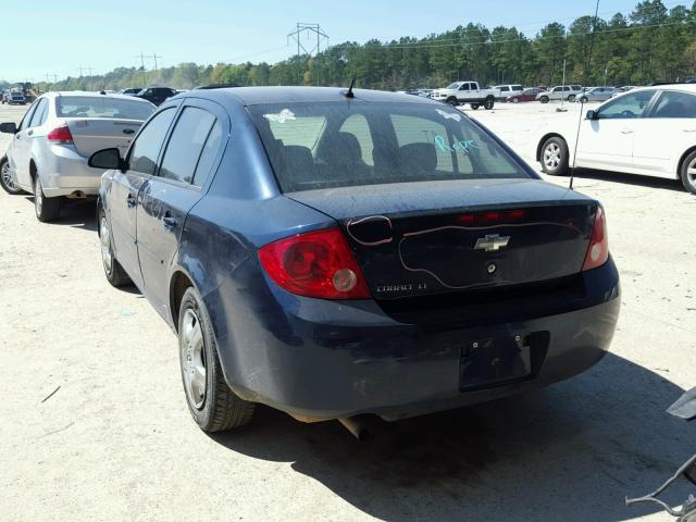 1G1AT58H597189812 - 2009 CHEVROLET COBALT LT BLUE photo 3