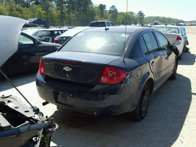 1G1AT58H597189812 - 2009 CHEVROLET COBALT LT BLUE photo 4