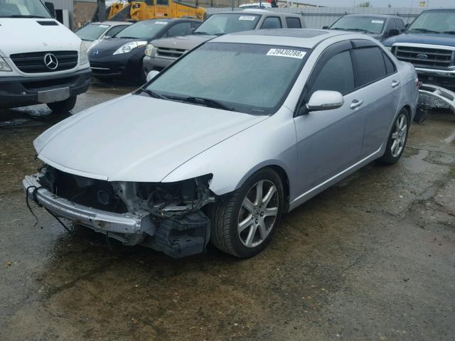 JH4CL96844C013875 - 2004 ACURA TSX GRAY photo 2