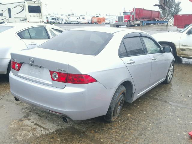 JH4CL96844C013875 - 2004 ACURA TSX GRAY photo 4