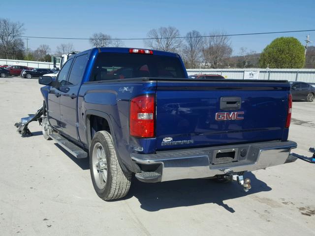 3GTU2TEC5EG293431 - 2014 GMC SIERRA K15 BLUE photo 3