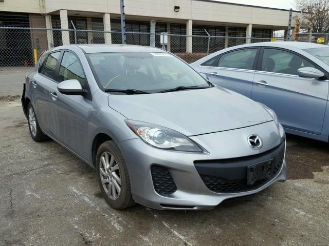 JM1BL1M75C1640684 - 2012 MAZDA 3 I GRAY photo 1