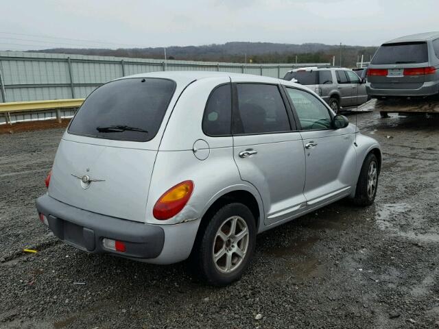 3C8FY4BB11T508702 - 2001 CHRYSLER PT CRUISER SILVER photo 4