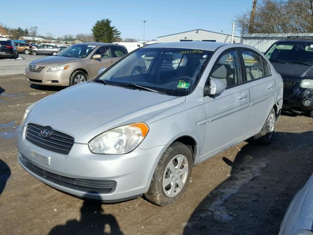 KMHCN46C38U259234 - 2008 HYUNDAI ACCENT GLS SILVER photo 2