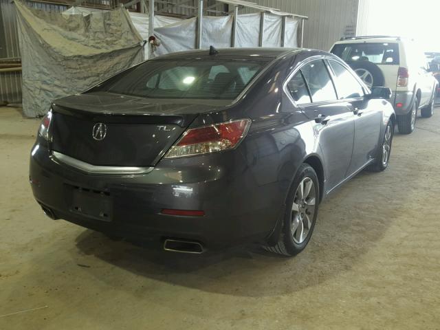 19UUA8F58DA012091 - 2013 ACURA TL TECH GRAY photo 4