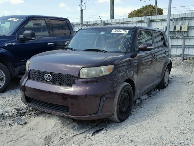 JTLKE50E181008976 - 2008 TOYOTA SCION XB BEIGE photo 2